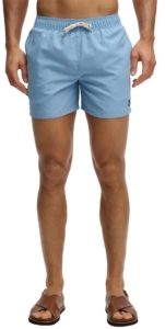 Superdry Geborduurd Logo 15 Zwemshort Heren Blauw