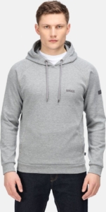 De Regatta Kassian Wandelfleece Heren Wol-Look Capuchon Grijs