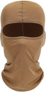 Nivard Ski Masker Ski Mask Balaclava Winter Masker Bivakmuts Full Face Mask Zand Geel