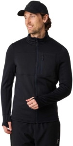 Swedemount Trondheim Midlayer Full Zip – Fleece voor heren Zwart