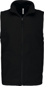 Fleecebodywarmer ‘Luca’ merk Kariban Zwart