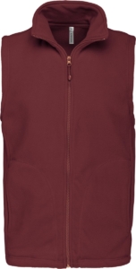 Kariban Bodywarmer van microfleece heren K913 Wine