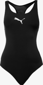 Puma Vrouwen Racerback Badpak 1 Pack Zwart