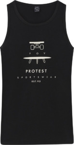 Protest Prtpacu – Tank top Heren – Mouwloos – Ronde hals Zwart