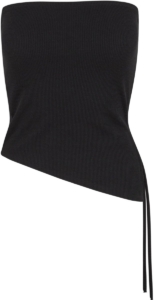 Urban Classics Waffle Pique Bandeau Mouwloze top 3XL Zwart