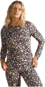 BILLABONG Warm Up Tech Lange Mouwenshirt Dames Off L Zwart