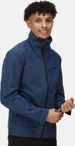 De Regatta Overmoore Fleece Met Volledige Rits Heren Stretch Geborsteld Donkerblauw