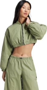 adidas Sportswear City Escape Gevoerd Bomberjack Dames – M Groen