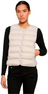 Urban Classics Button Puffer Mouwloos jacket XL Grijs