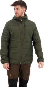 Fjällräven Keb Gevoerde Capuchon Jas Heren deep forest Groen