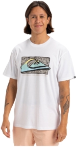 Quiksilver Retro Fade T-shirt Met Korte Mouwen XS Man Wit