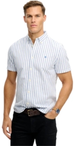 Superdry Preppy Oxford T-shirt Heren Blauw