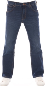 Wrangler Heren Jeans Broeken Jacksville bootcut Fit Volwassenen Jeansbroek Blauw