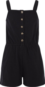 Protest Prtsimba Jr – Playsuit Meisjes – Zakken – Tailleband elastiek Zwart