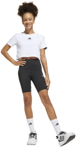 Adidas Train Essentials 3 Stripes Tee Trainingspak 13-14 Years Meisjes Zwart
