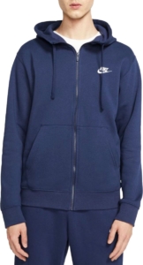 Nike Sportswear Club Hoodie Fz Bb Heren Vest Blauw