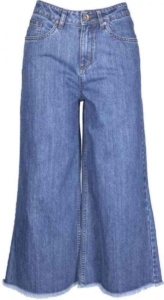 Urban Classics Culotte ocean Flared jeans Spijkerbroek S Blauw