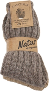 Without Lemon Cashmere sokken Kasjmier 2 Paar Unisex Beige