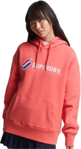Superdry Code Sl Applique Os Capuchon XS-S Vrouw Roze
