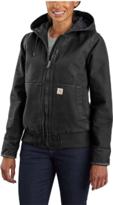 Carhartt Washed Duck Active Jacket Dames Jas – Werkjas Zwart