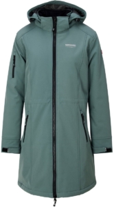 Nordberg GITTE Lange Winterjas Dames Linden Groen