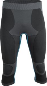 Stark Soul® heren naadloze basislaag 3/4 functionele broek Grijs
