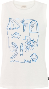 Protest PRTAnother Singlet Dames Normale pasvorm Ronde hals Mouwloos 401 Seashell Offwhite