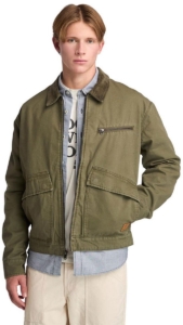 Timberland Strafford Washed Canvas Jas 2XL Man Groen