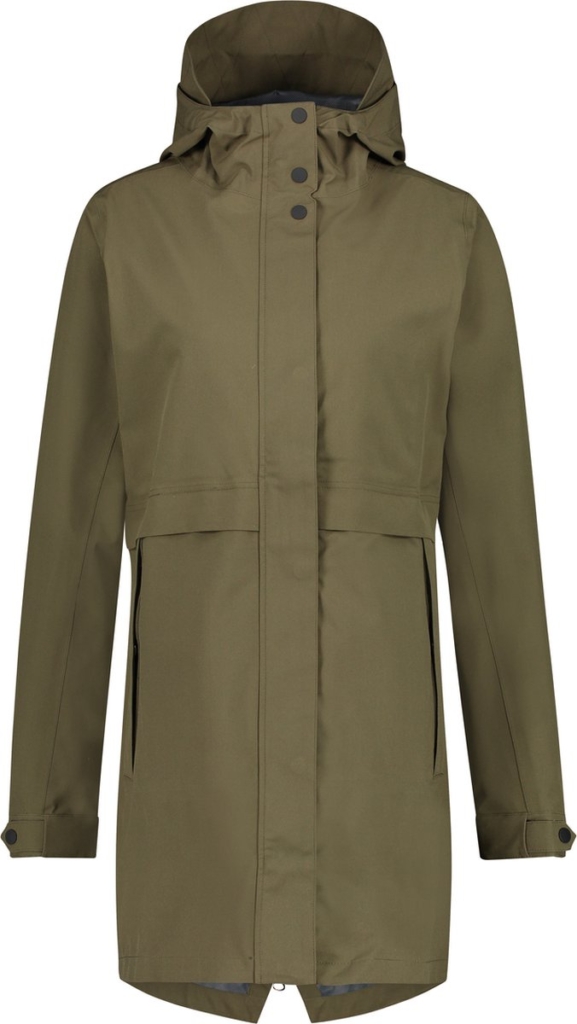 Parka Regenjas Urban Outdoor Dames Groen