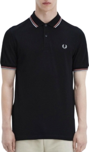 Fred Perry Twin Tipped Poloshirt Zwart
