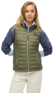 Superdry Gewatteerde Fuji Lite bodywarmer Dames Gilets Groen