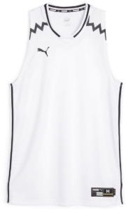 Puma Hoops Team Game Mouwloos T-shirt 2XS Man Vrouw Wit