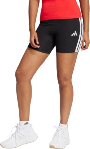 Adidas Sportswear Essentials 3-Stripes High Waisted Biker Short Dames Zwart