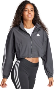 adidas Jas Dames FI 3S WND WB Grijs