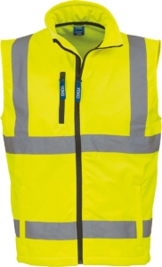 Fluo Softshell Bodywarmer Fluo – Yoko Geel