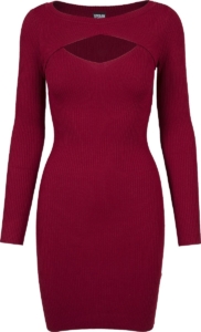Urban Classics Cut Out Dames Mini-jurk – XS Rood