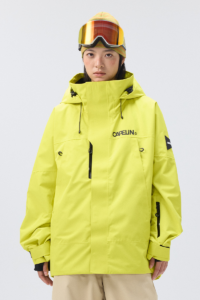 Jupiter Unisex Snowboarding Jacket Lemon Geel