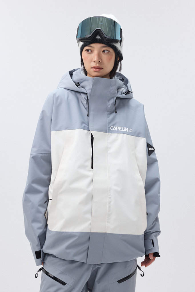 Jupiter Unisex Snowboarding Jacket Cold Grijs