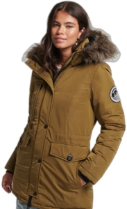 Superdry Ashley Everest parka Dames Gewatteerde jassen Creme
