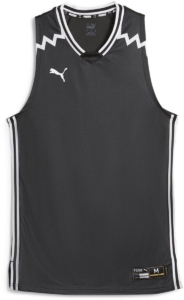Puma Hoops Team Game Mouwloos T-shirt 2XS Man Vrouw Zwart