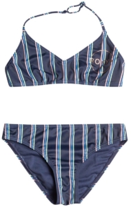 Roxy Swim For Daysripes Bikini Veelkleurig 6 Years Meisjes Mood Indigo Horizon Line