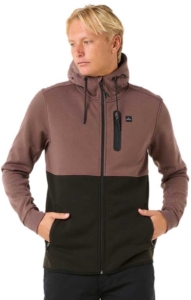 Rip Curl Anti Series Departed Zip Thr Mushroom Rock Beige