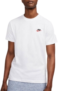 Nike Sportswear Club Heren T-Shirt Wit