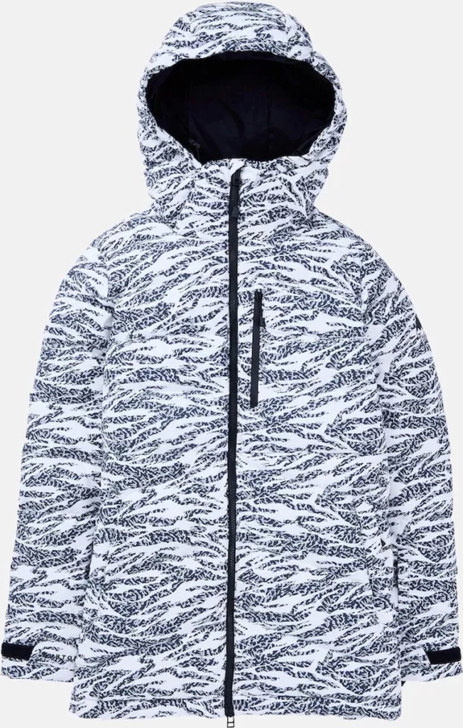 BURTON W Loyil Down Jck zebra camo Zwart
