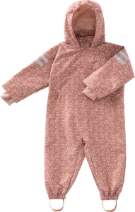 Fresk Regenpak voor Kinderen 3 yrs Buitenspeelpak Regenoverall Regenkleding met Ritssluiting Reflecterend Elastische Afsluitingen Meisjes Zand Garden Flowers