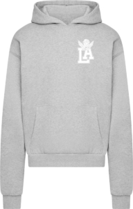 Mister Tee LA Wings Heavy Cotton Box Hoodie/trui M Grijs