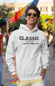 1976 Verjaardagscadeau heren Witte Hoodie heren met capuchon Classic Hoodies