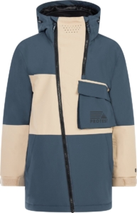 Protest Prttrax Skijas Jongens Winterjas Skipasvak Waterkolom 10K Marineblauw