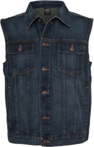 Urban Classics vest Mouwloos jacket Spijker jas 5XL Blauw