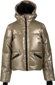 Brunotti Fiasky-Metallic Girls Snow Jacket Fungi Beige